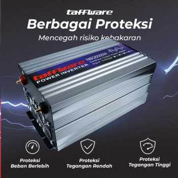 Gambar produk Taffware Power Inverter Mobil Pure Sine Wave DC 60V to AC 220V 5000W - NBQ5000W