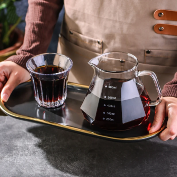 Gambar produk Leeseph Teko Kopi Coffee Server V60 Drip Pour Over Borosilicate Glass - LS048