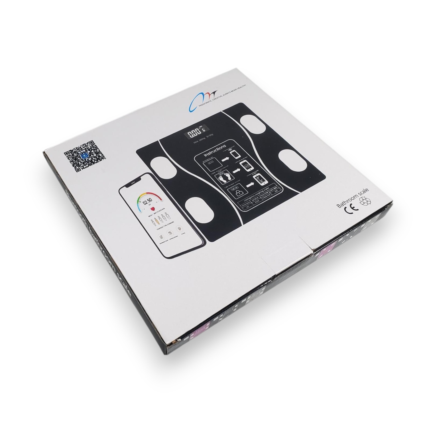 Gambar produk Taffware Digipounds Timbangan Badan Digital Scale Temperature 180kg - SH-Y01-U1