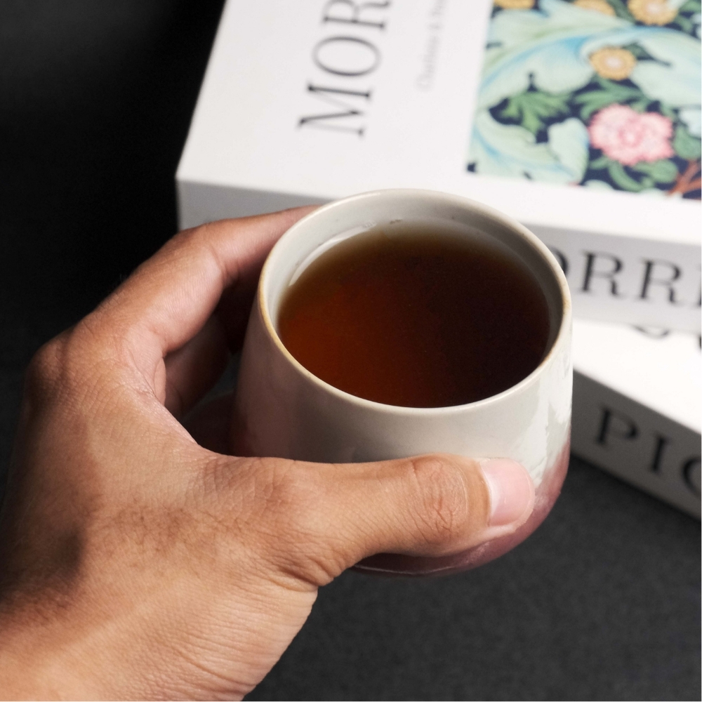 Gambar produk FLAMBE Gelas Keramik Kopi Teh Vintage Japanese Style Ceramic Cup 200ml - FB014
