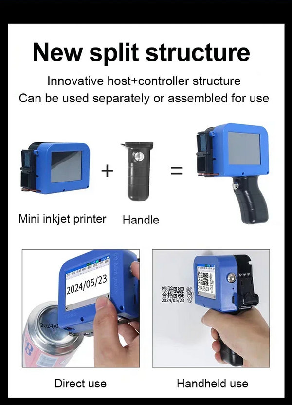 Gambar produk Kankeirr Mesin Printer Barcode Handheld Inkjet Printer WiFi Version - KK127