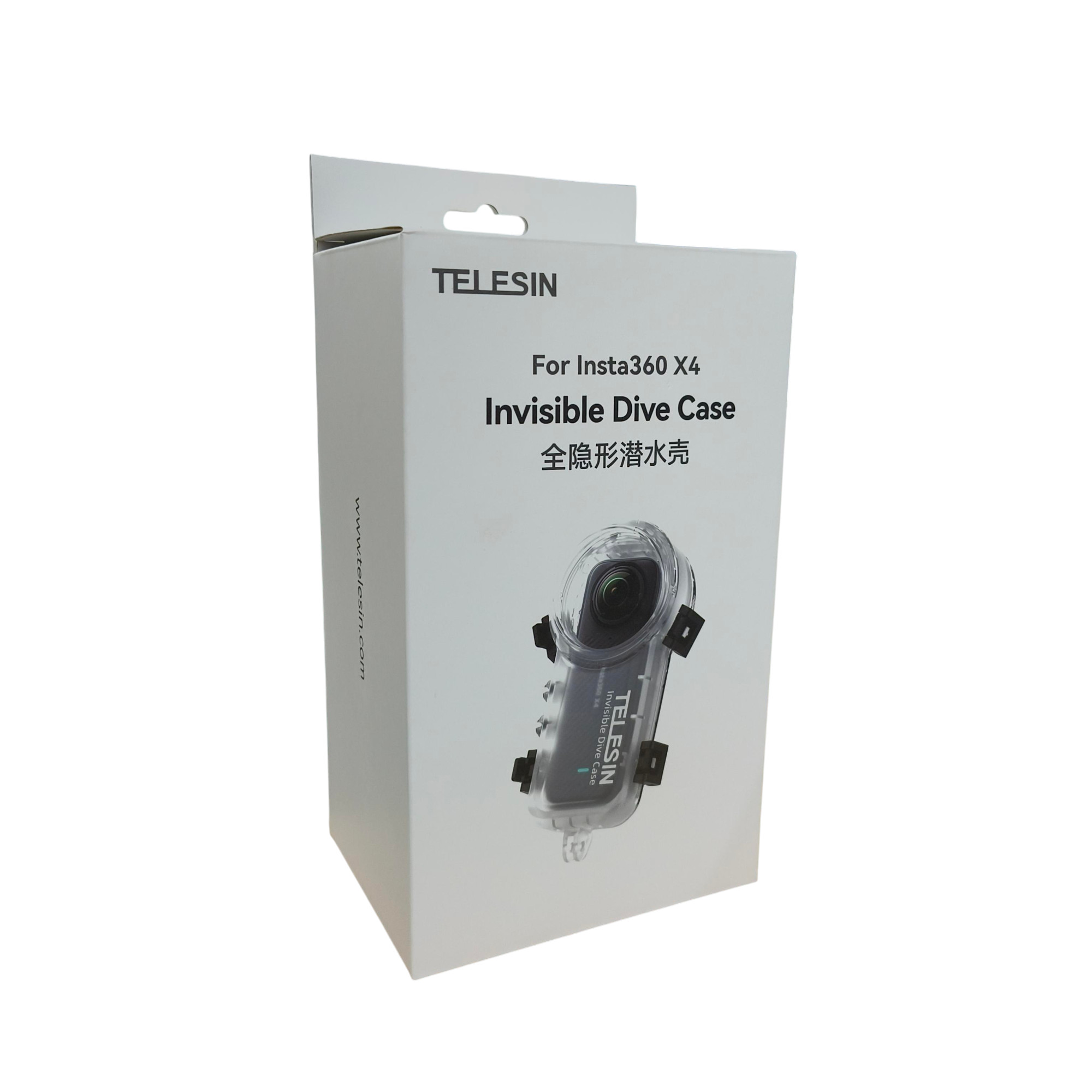 Gambar produk TELESIN Casing Anti Air Waterproof Action Camera Case Insta360 X4 50M - S4-WTP-08-TIS