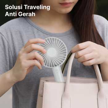 Gambar produk LivingSmart Kipas Angin Portable Genggam USB Mini Cooling Fan 1200mAh - SS-2