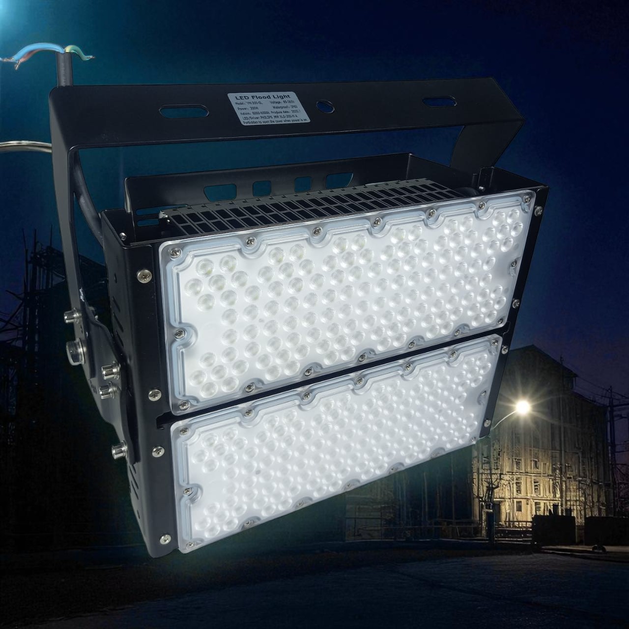 Gambar produk MEANWELL Lampu Sorot LED Outdoor Floodlight Waterproof Cool White 200W - YM-200-GL
