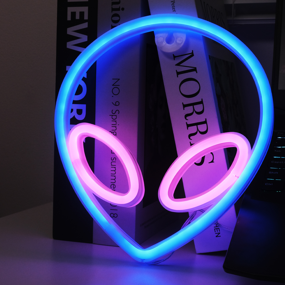 Gambar produk KEY-WIN Lampu Hias LED Neon Flex Battery and USB Power 1W Alien - M04