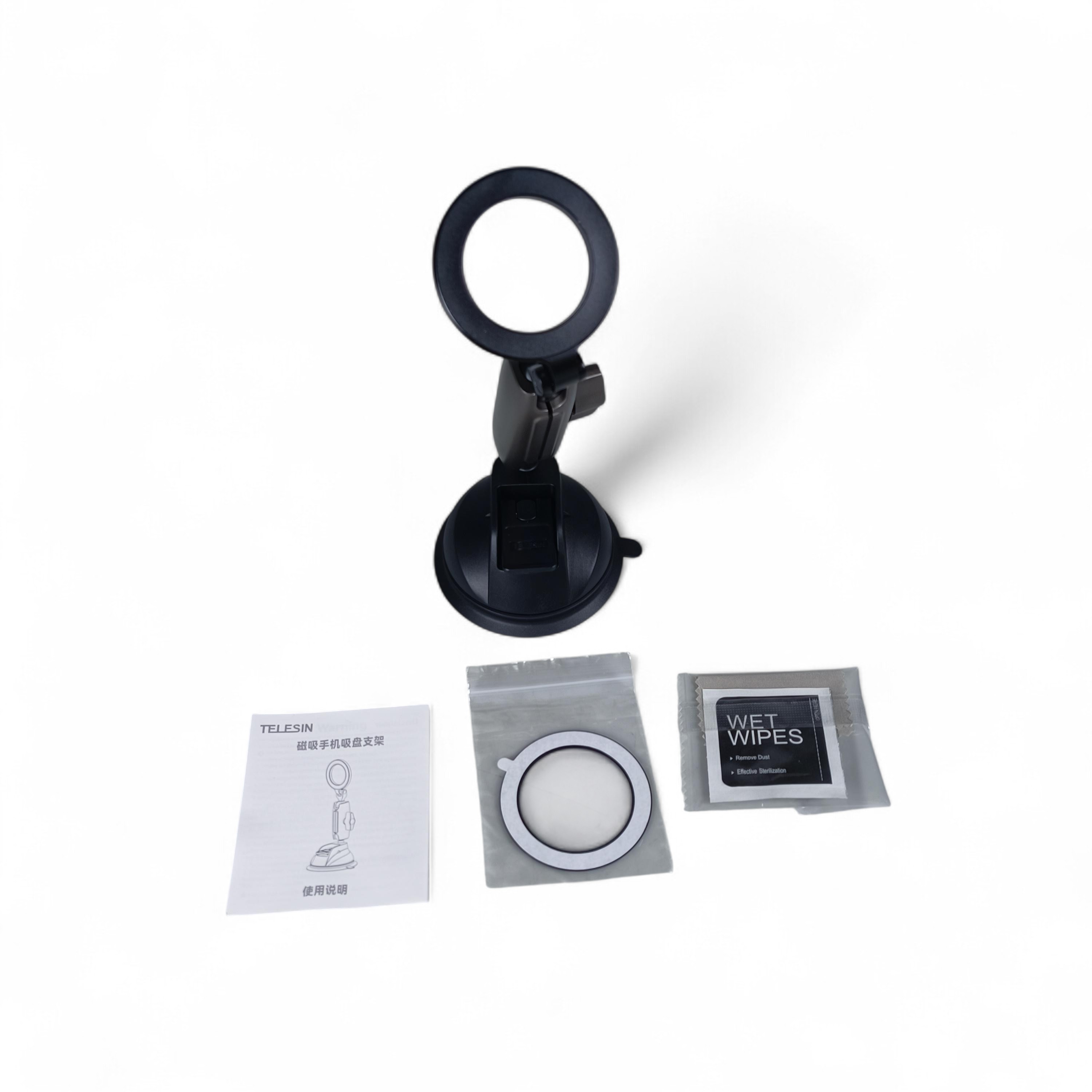 Gambar produk TELESIN Dudukan Smartphone Mobil Magnetic Suction Phone Mount - P3-SUS-02