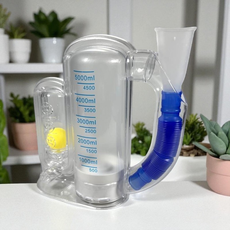 Gambar produk SCIENS Spirometri Alat Latihan Pernapasan Incentive Spirometer 5000ml - D Type