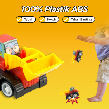 Gambar produk ZKZC Mainan Anak Mobil Car Truck Children Toy 6 PCS - XY422