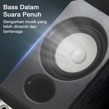 Gambar produk Edifier Speaker Bluetooth Desktop 2.0 Channel USB Sound Card AUX - R19BT