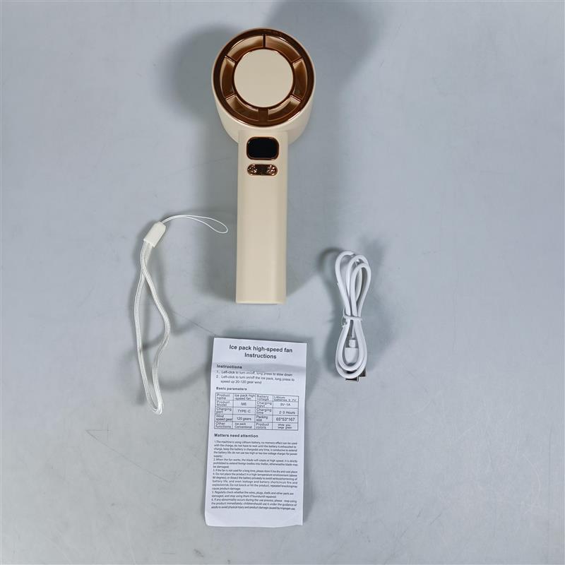 Gambar produk BSIDE Kipas Angin Portable Turbo 120 Speed Level LED Display 2000mAh - M6