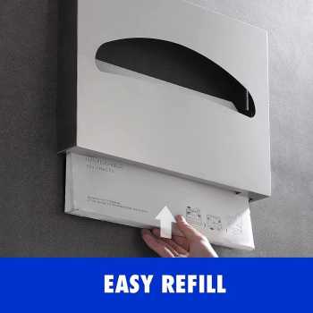 Gambar produk Goodern Cover Dudukan Toilet Disposable Flushable Paper Seat Cover 250 Lembar - INU155