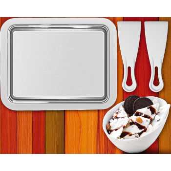 Gambar produk Aokiji Wadah Pembuat Es Krim Yogurt Fried Ice Maker 22.5x17.5cm - INU156