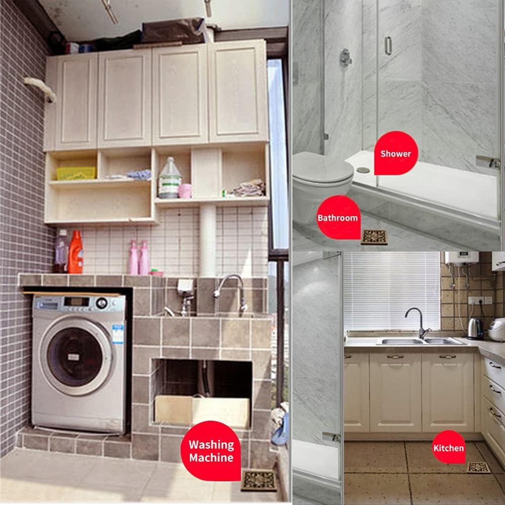 Gambar produk Jing Pin Jie Ju Saluran Air Floor Drain Short Seal Stainless Steel Single Use - LEE001