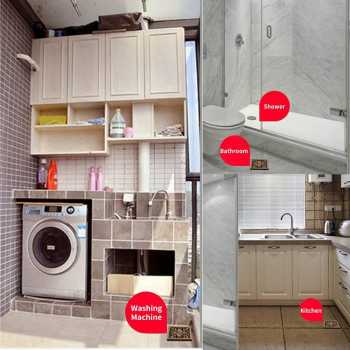 Gambar produk Jing Pin Jie Ju Saluran Air Floor Drain Short Seal Stainless Steel Single Use - LEE001