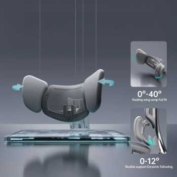 Gambar produk HBADA Kursi Kantor Office Chair Lumbar Support 6D Armrest 4D Headrest without Footrest - E3 Pro