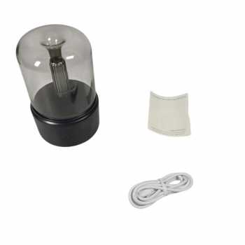 Gambar produk HAOYUNMA Air Humidifier Mini Ultrasonic Diffuser Candlelight 120ml - DQ702