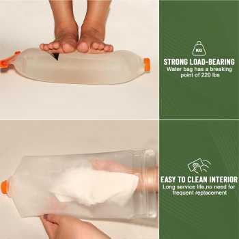 Gambar produk TaffSPORT Kantong Botol Minum Lipat TPU Foldable Water Bag 2L - TF200