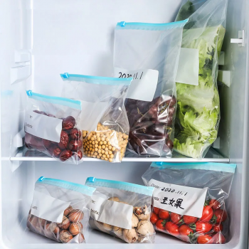 Gambar produk MEIDU Kantong Plastik Organizer Makanan Ziplock 14x18.5cm 30 PCS - CR3