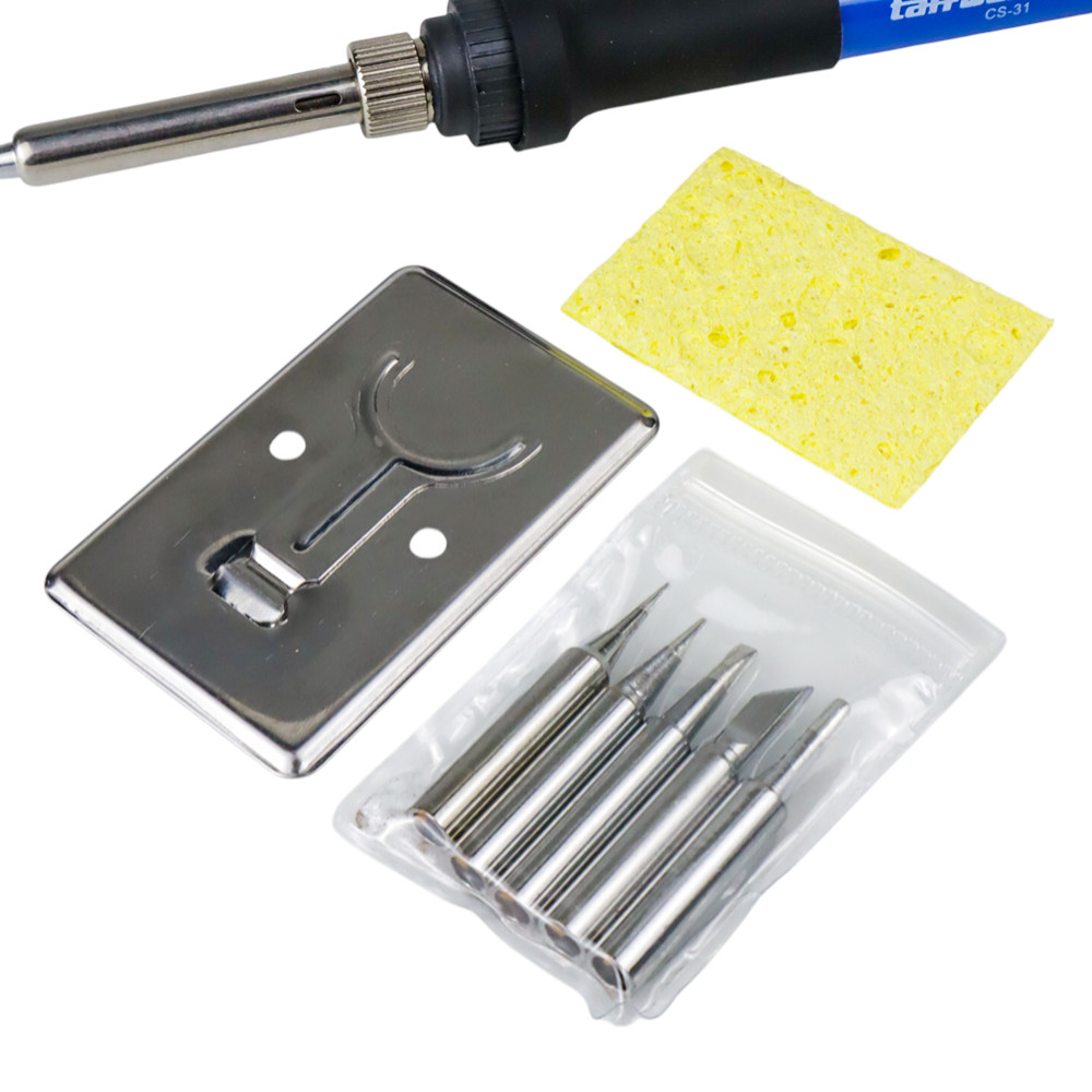 Gambar produk Taffware Solder Adjustable Temperature Fast Heating 60W with 5 Tips - CS-31