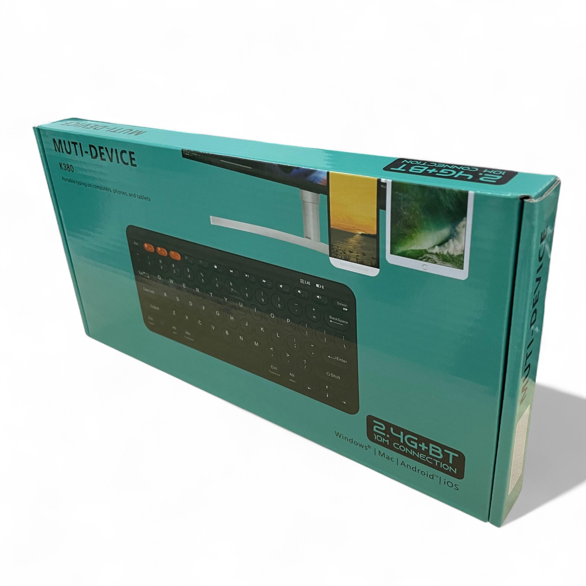 Gambar produk GOWENIC Keyboard Wireless Mini Bluetooth Multi Device Soft Silent - K380