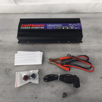 Gambar produk Taffware Power Inverter Mobil Pure Sine Wave DC 60V to AC 220V 2000W - NBQ2000W