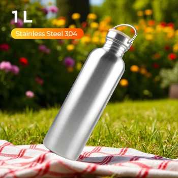 Mtuove Botol Minum Portable Water Bottle Stainless Steel - YM006