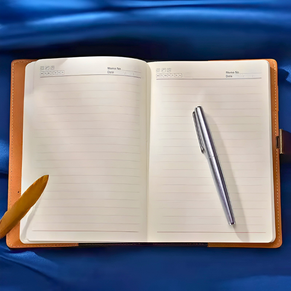 Gambar produk Toddi Buku Jurnal Leather Notebook Diary 300 Halaman with Lock - JJ-03