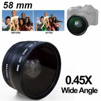 Gambar produk Super Wide Angle Lens 0.45X with Macro 58mm for Canon - S-DAL-0001