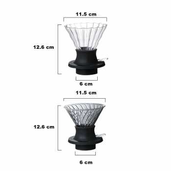 Gambar produk ANTM Filter Penyaring Kopi V60 Cone Coffee Dripper Valve Twirl - INU161