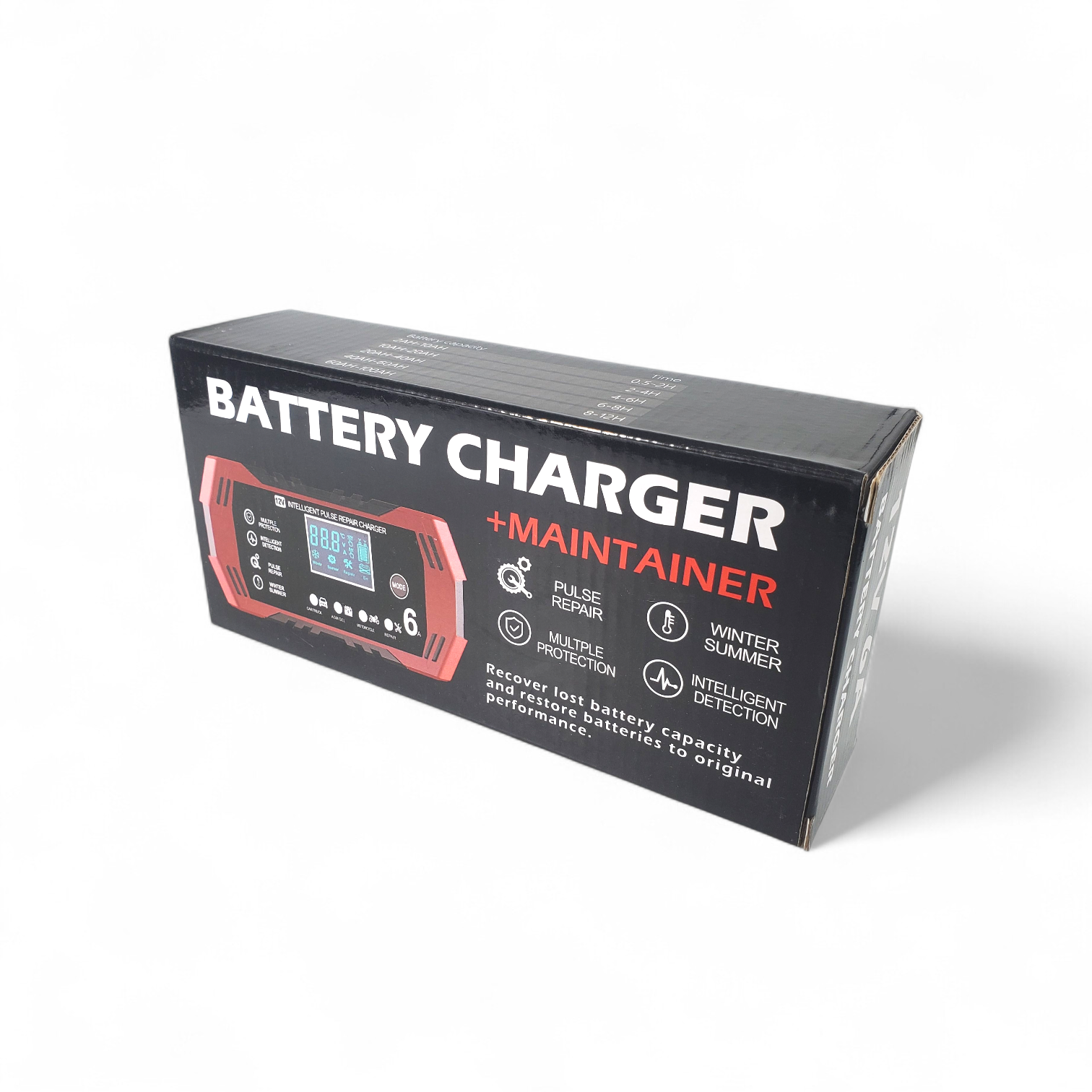 Gambar produk FMB Charger Aki Mobil Motor LCD Intelligent Battery Charger 12V 6A - H-6CS