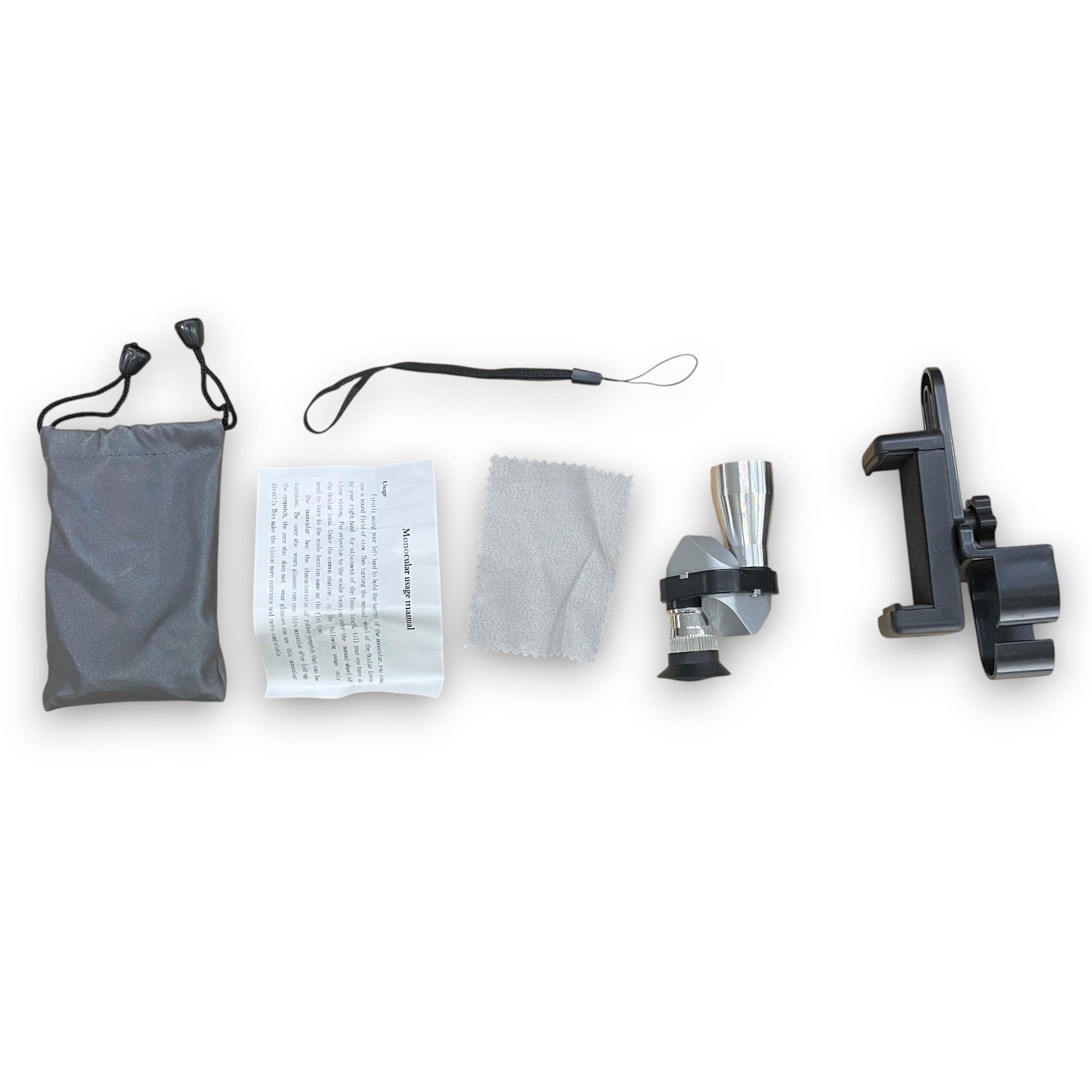 Gambar produk WDLH Teropong Monokular HD Night Vision 8x20mm BAK4 IPX4 with Clip - YD0375