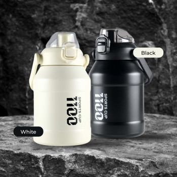 Gambar produk NARMEI Botol Minum Termos Air Panas Dingin Stainless Steel 316 1.1L - DDH316