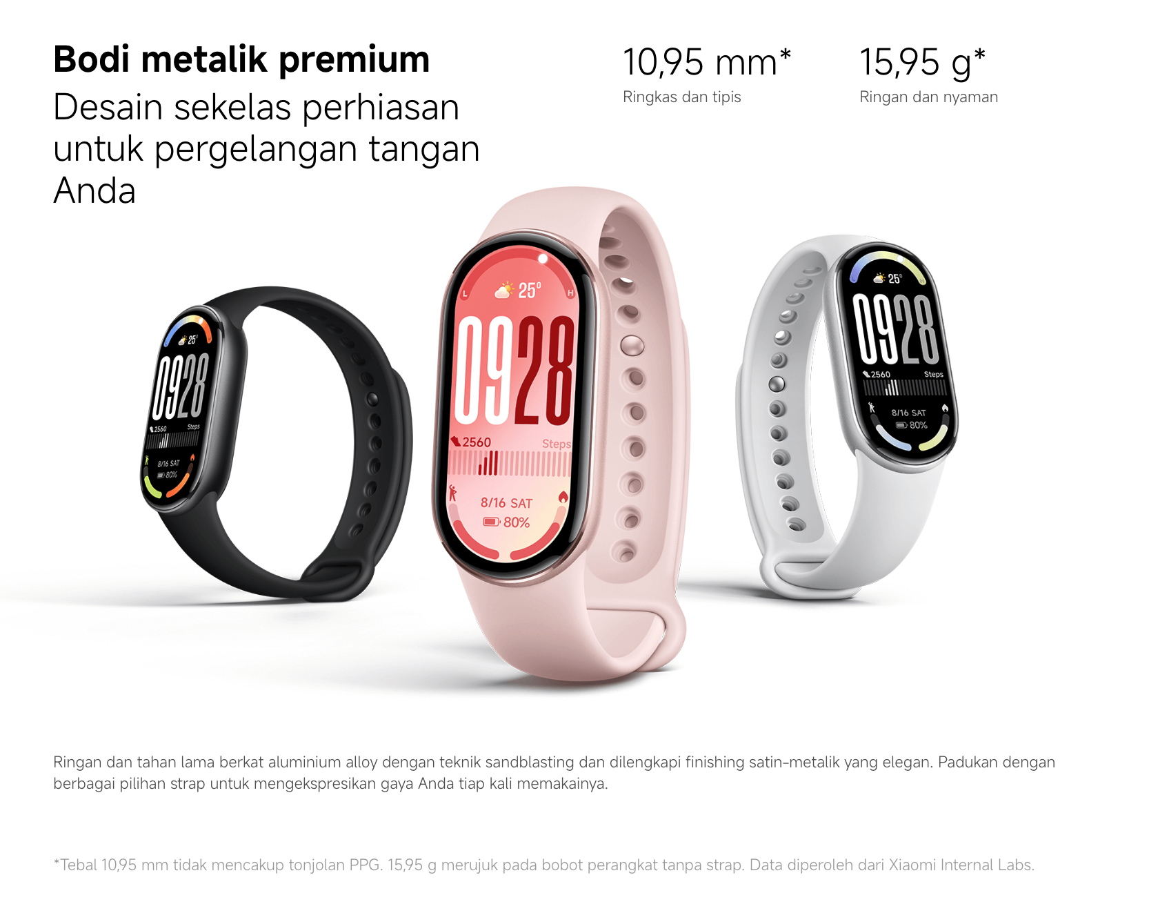 Gambar produk Xiaomi Smart Band 10 1.72 Inch AMOLED Display 233mAh