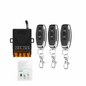Gambar produk AMMTOO Universal Wireless Remote Control 433MHz 220V Remot Kontrol 3 PCS - YL-AC02A