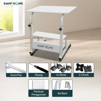 Gambar produk TaffHOME Meja Laptop Adjustable Portable Working Desk 3 Layer 60x40cm - ND04