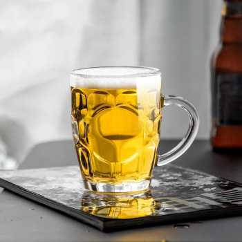 Gambar produk TREDO Gelas Mug Bir Sodium Calcium Glass Pineapple Draft Pattern 690ml - T69