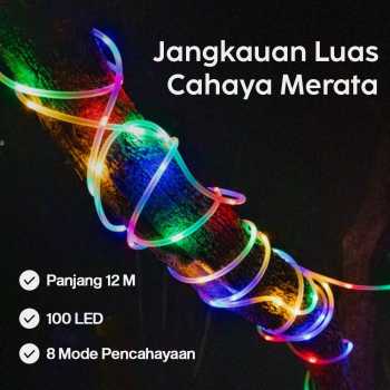 Gambar produk ANBLUB Lampu Hias String Lights Solar Power Waterproof 100 LED 12M - LISM-10