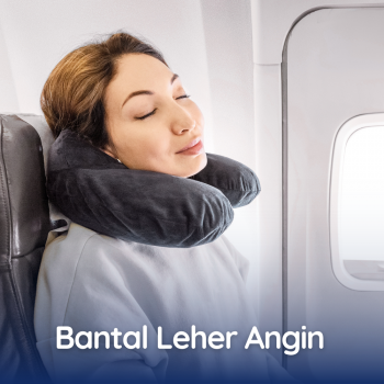 TUBAN Bantal Leher Travel Angin U-Shaped Inflatable Neck Pillow - X-000