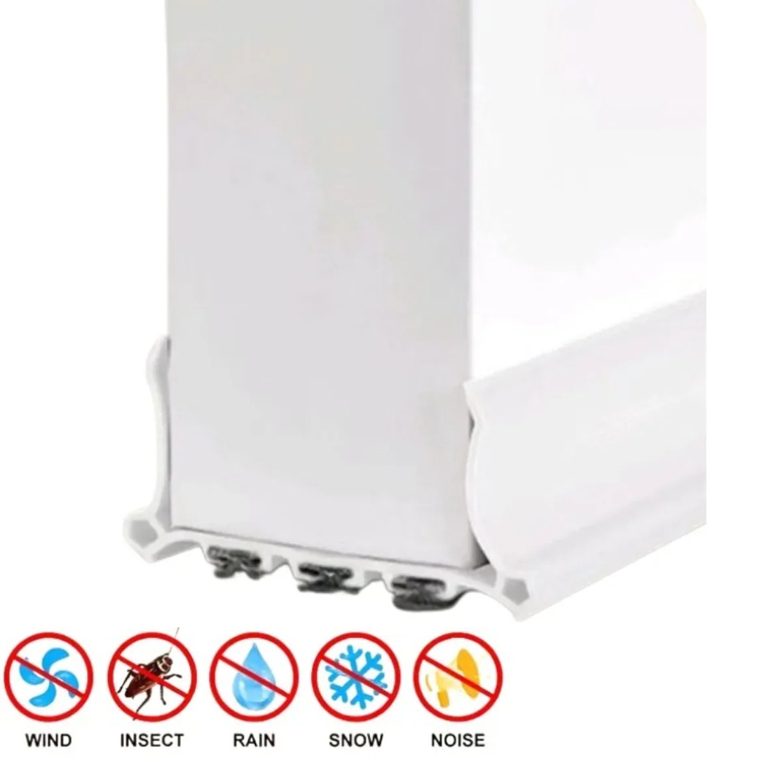Gambar produk TPSK Lis Pintu Penghalang Debu Serangga Door Seal Strip 1Mx55mm - TP149