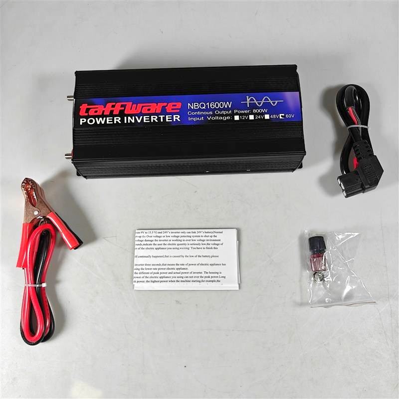 Gambar produk Taffware Power Inverter Mobil Pure Sine Wave AC 220V 1600W DC 60V - NBQ1600W