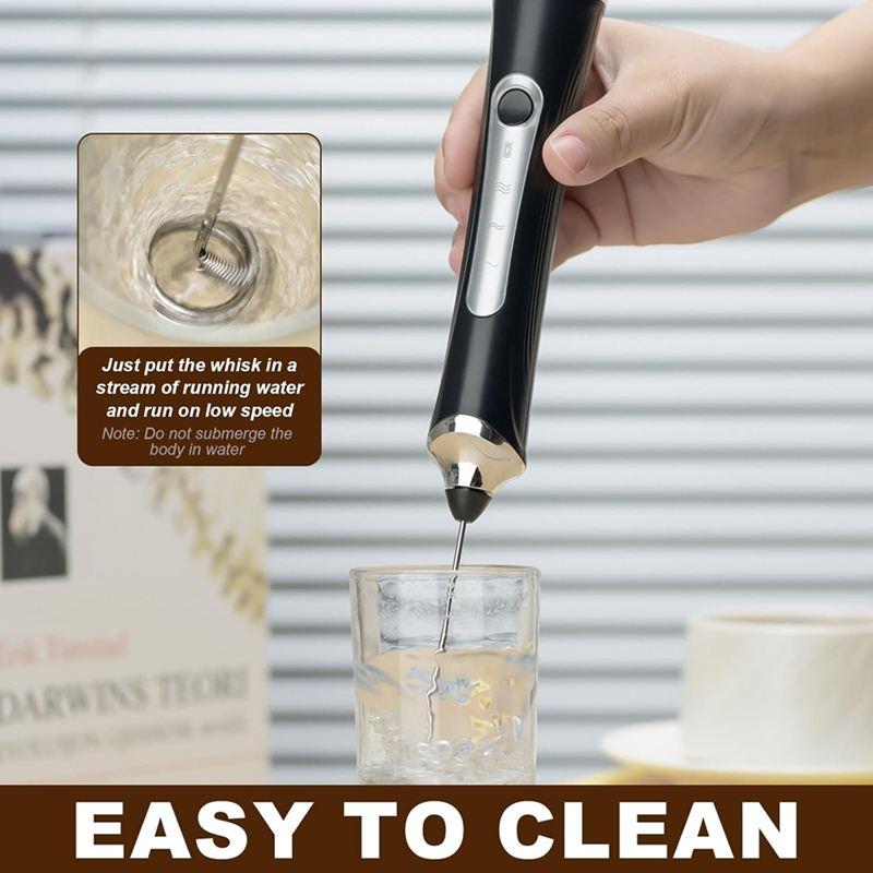Gambar produk FMA Hand Mixer Mini Pengocok Telur Kopi Milk Frother 1200mAh - FM-NPW