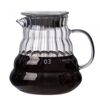 Leeseph Teko Kopi Coffee Server V60 Drip Pour Over Borosilicate Glass - XGS-36/60/80
