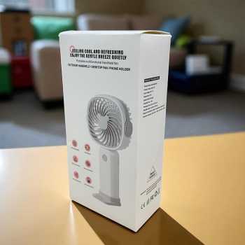 Gambar produk RecabLeght Kipas Angin Mini Portable Handheld Fan Multifunctional - KLW-F8