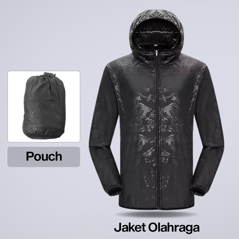Gambar produk LENTHIMEN Jaket Olahraga Quick-dry Windbreaker XXL - WY-01