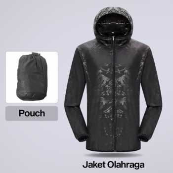 Gambar produk LENTHIMEN Jaket Olahraga Quick-dry Windbreaker XXL - WY-01