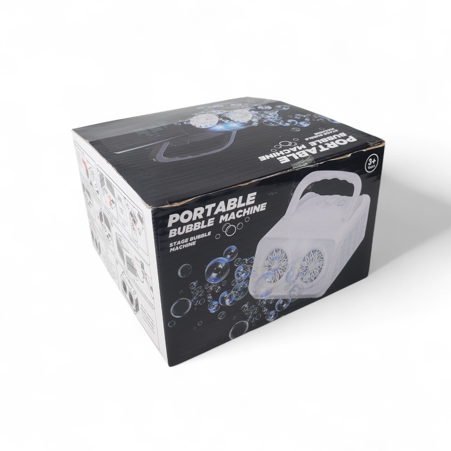 Gambar produk JH Mesin Pembuat Gelembung 2in1 Automatic Stage Bubble Machine 5V - RR160