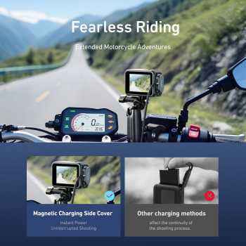 Gambar produk TELESIN Magnetic Charger Side Cover for GoPro Hero 9 10 11 12 13 - S6-CLC-01-TGP