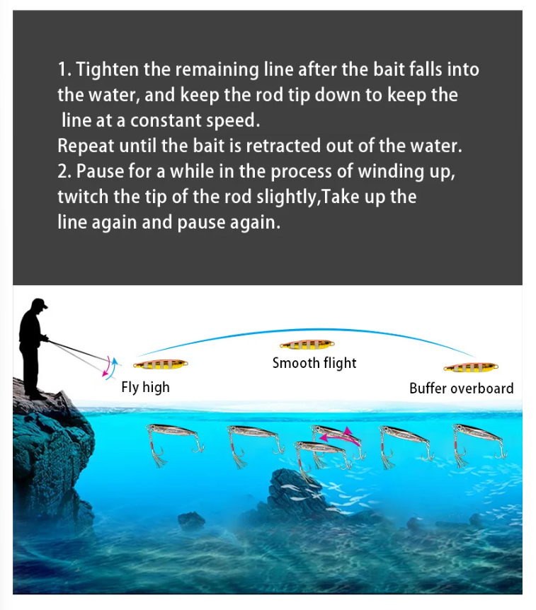 Gambar produk Atriptime Umpan Pancing Ikan Fishing Artificial Bait Night Light 15g - S1BF96