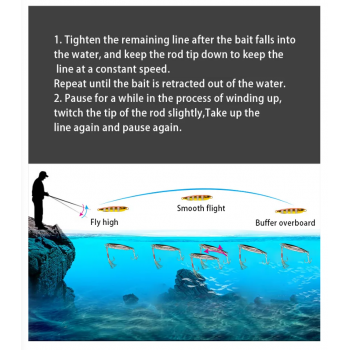 Gambar produk Atriptime Umpan Pancing Ikan Fishing Artificial Bait Night Light 15g - S1BF96