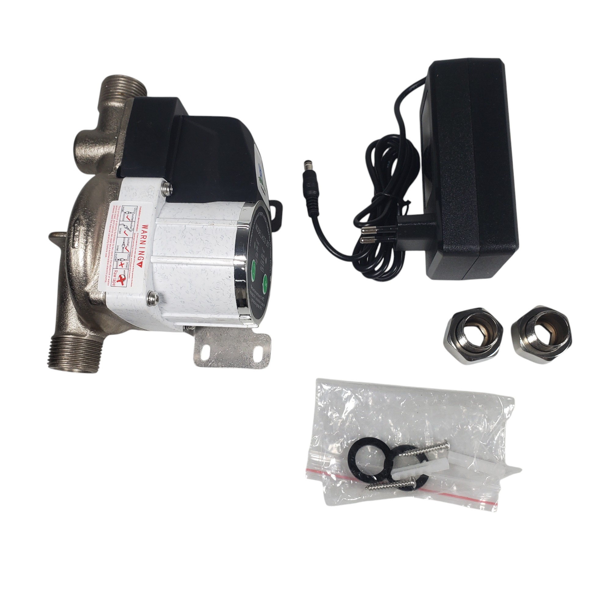 Gambar produk HongShen Pompa Pendorong Tekanan Air Booster Pump Automatic 24V 150W - HG2-20